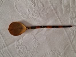 Afrikanischer Löffel, Holz, Vintage, Deko, Rarität