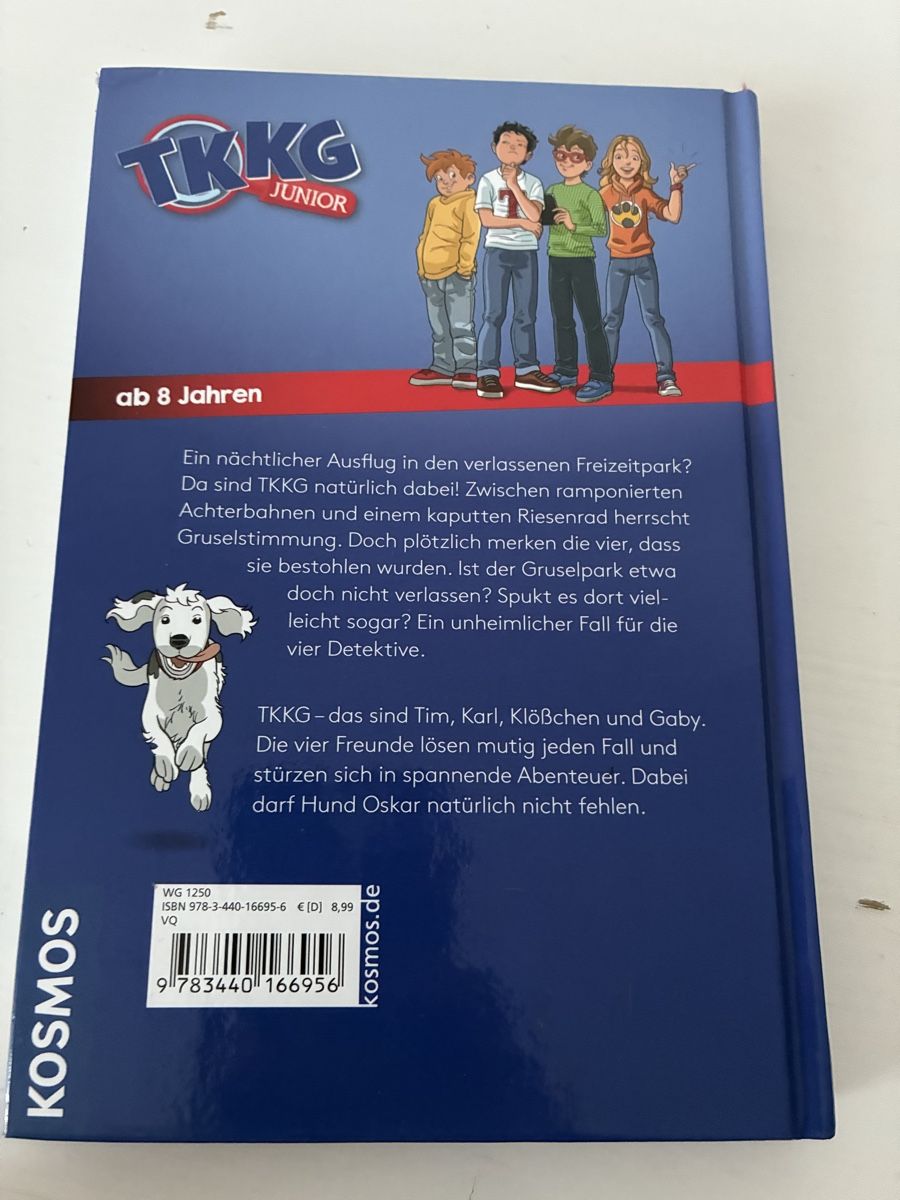 Libri: TKKG Junior Buch "Nachts im Gruselpark" neu – Usato da Wettingen venduto da ric_xm6x 1