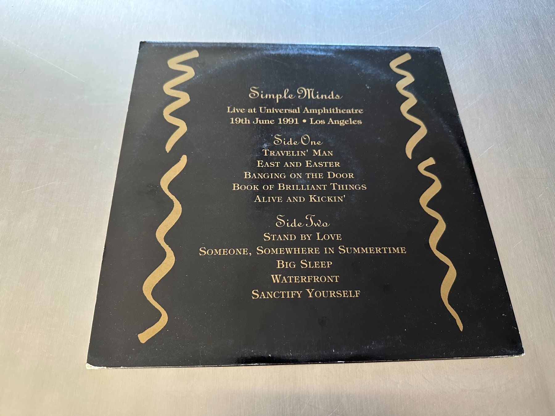 Dischi in vinile: SIMPLE MINDS LP LIVE A LOS ANGELES - 19.06.1991 – Usato da Sion venduto da jaipur1401 1