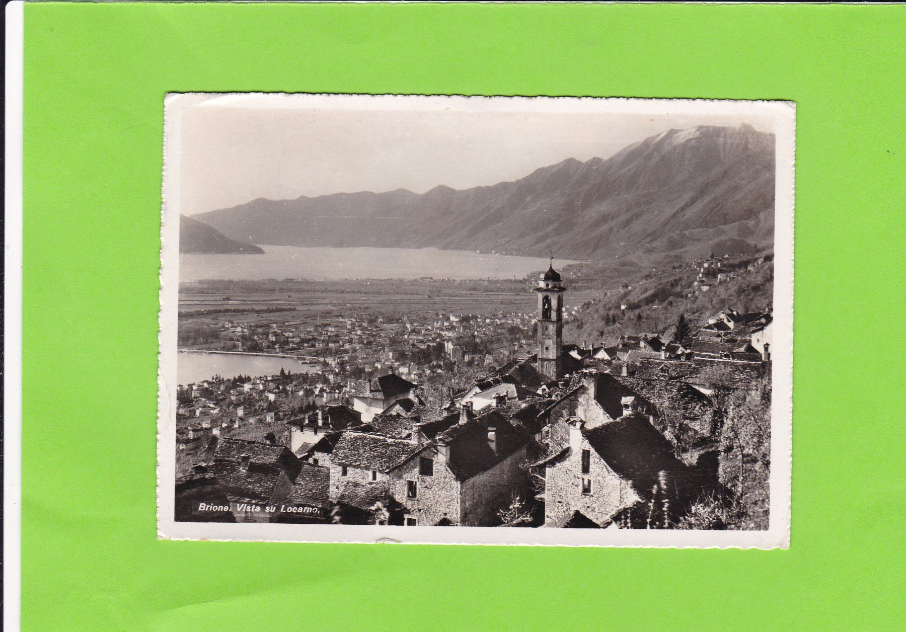 Cartoline postali: Brione vista su Locarno – Usato da St. Peterzell venduto da neckertal