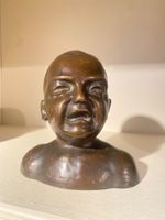 Scultura in bronzo “Bambino che piange” firmata