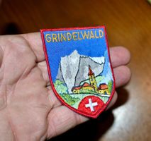 VINTAGE Badge GRINDELWALD nos ST. GALLER STICKEREI