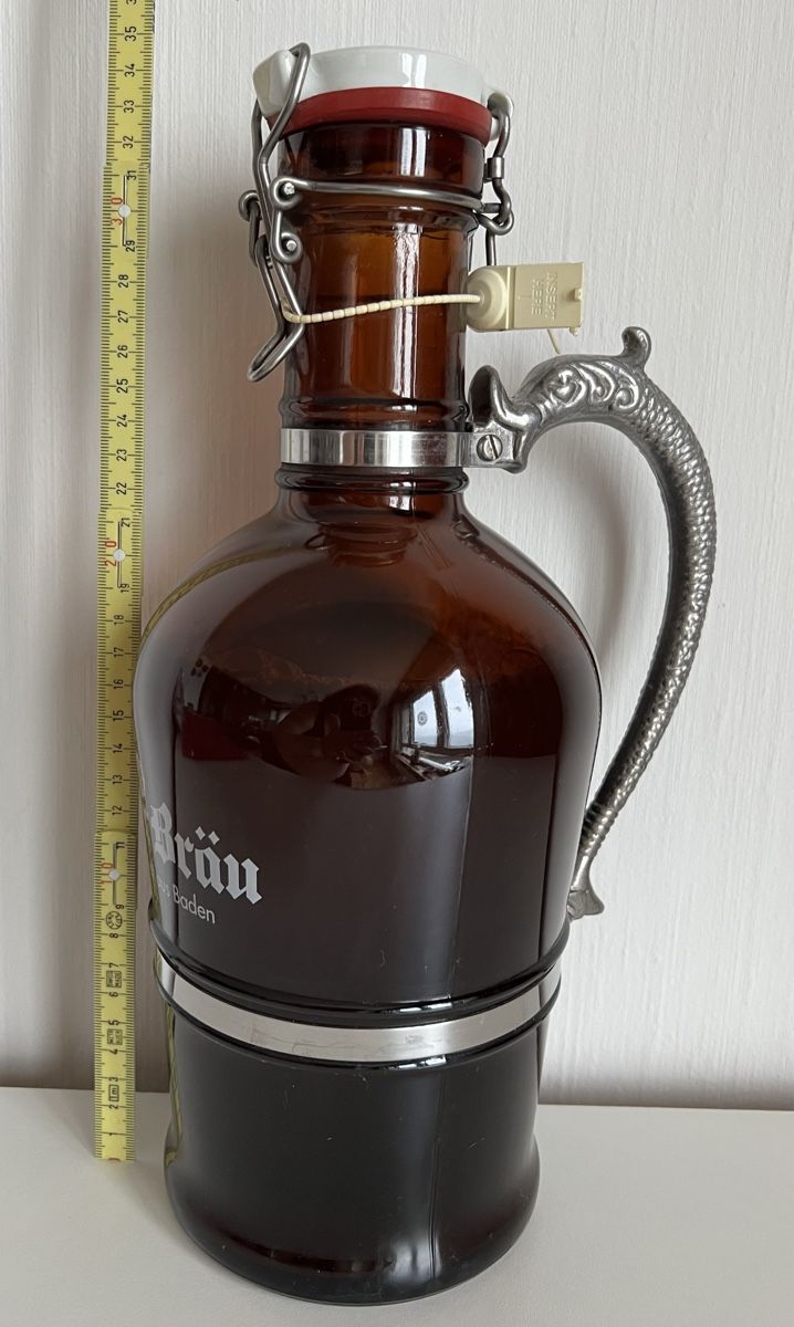 Bicchieri, Caraffe & Bottiglie: Kellerfund Vintage Bierflasche 2 L – Nuovo e nell'imballaggio originale da Uznach venduto da bike181959 4