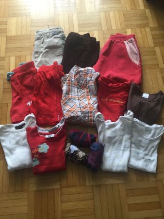 Kleiderpaket 15-teilig Junge Grösse 80 / 86