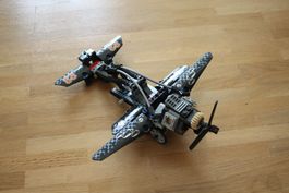 Lego Flugzeug schwarz