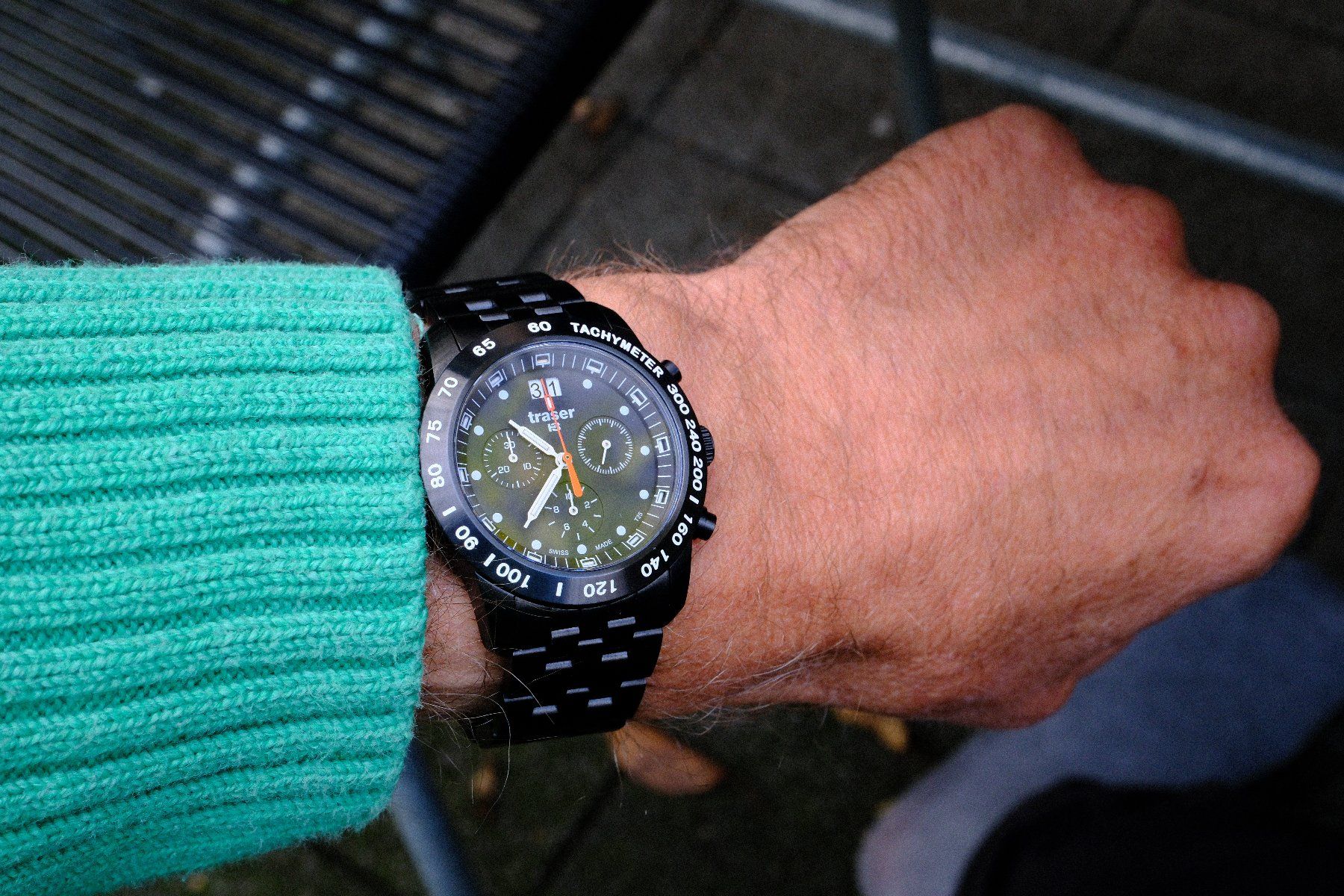 Traser Orologi: Traser Uhr / H3 Chronograph / mb-microtec /ca. 40mm – Difettoso da Bern venduto da Xtralite 6
