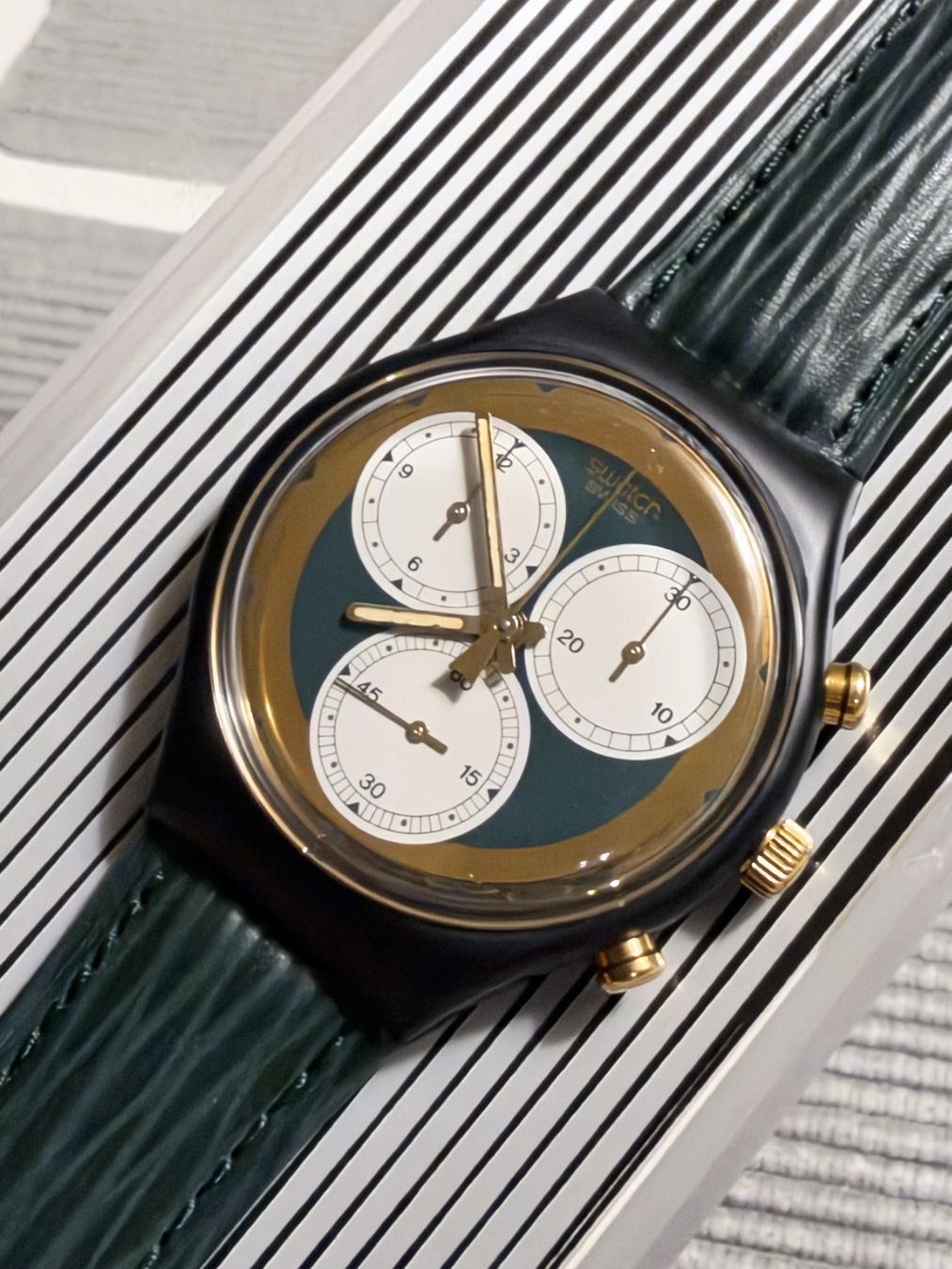 Swatch Orologi: Swatch Chrono SCB107 Rollerball – Nuovo e nell'imballaggio originale da Lausanne venduto da 0xa