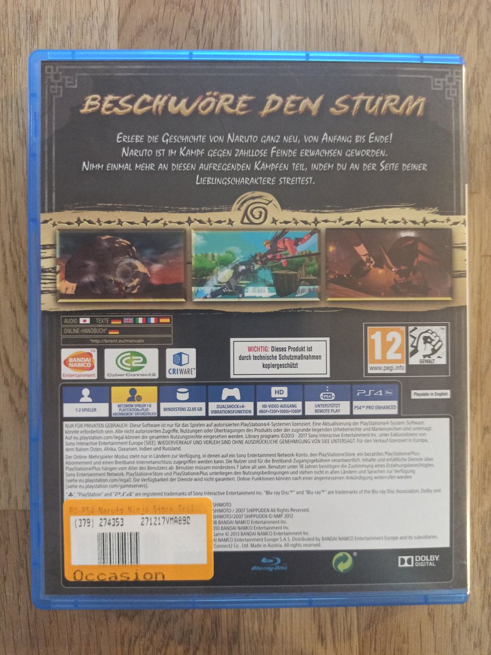 Jeux: Naruto Shippuden Ultimate Ninja Storm Trilogy PS4 / PS5 – D'occasion à Oberweningen par mar_87mx 1