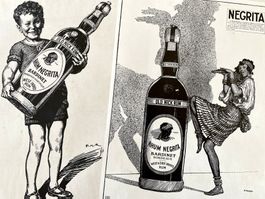 Rhum Negrita - 4 alte Werbungen / Anciennes réclames 1929/31
