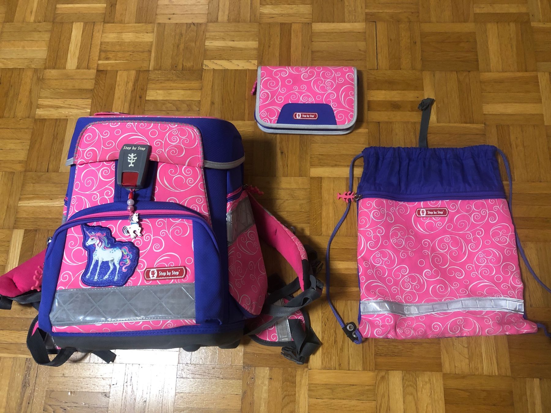Step by Step Kindertaschen: Step by Step Schulranzen Set Pink Unicorn Used – Gebraucht aus Aadorf von Kriscross 5