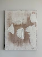 Abstraktes Struktur-Gemälde 60×50 cm – handgemaltes Unikat