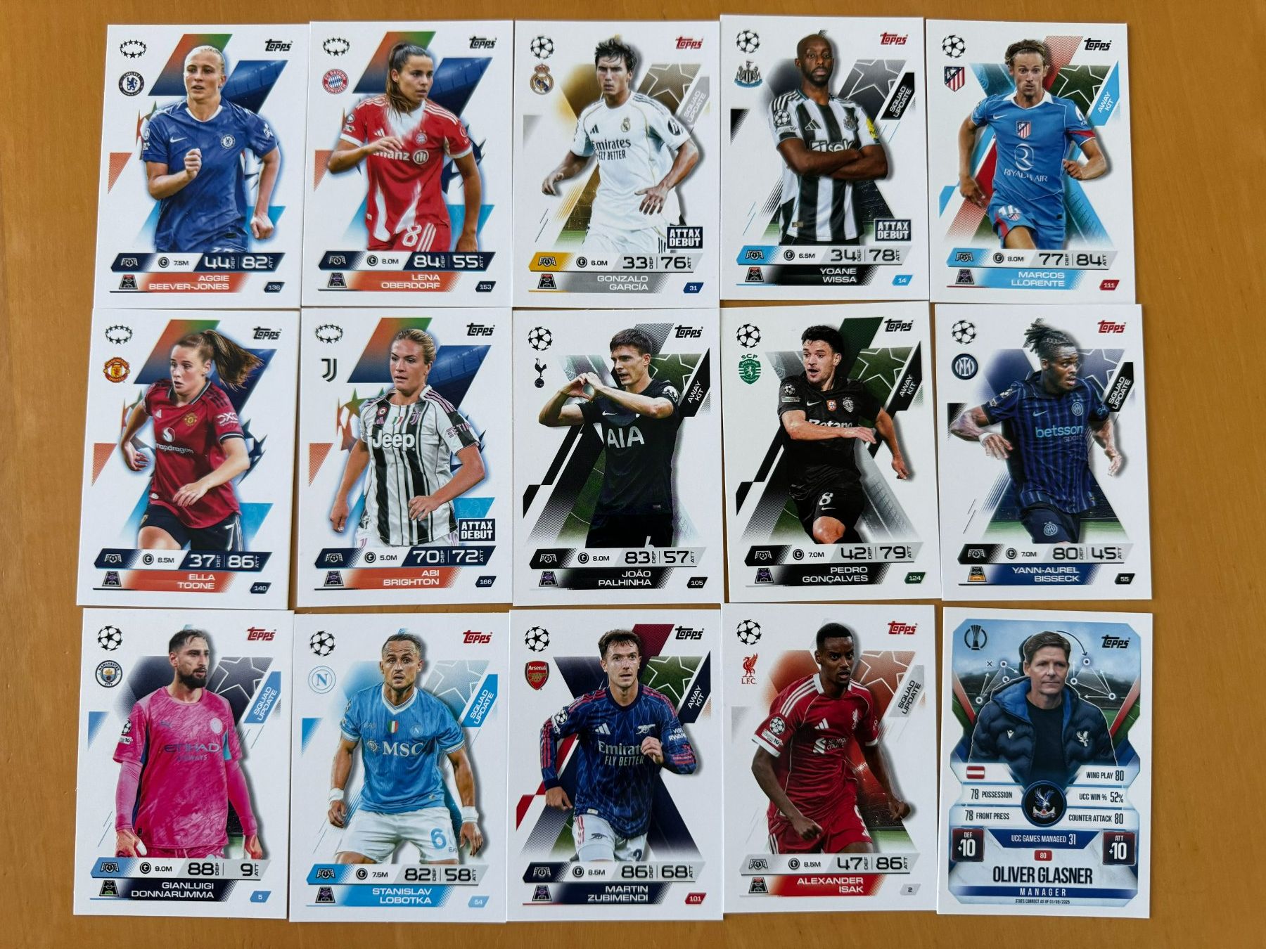 Topps Carte collezionabili: Topps Match Attax 2025/26 - 23 Karten – Usato da Eschenbach SG venduto da Grummelzwerg 1