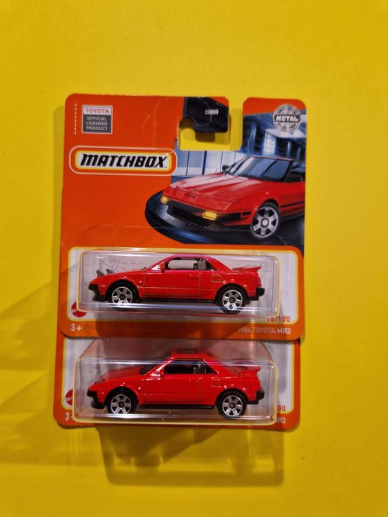 Matchbox Toyota MR2 1984 (weiß) – 1:64 Modellauto Im Miniaturformat