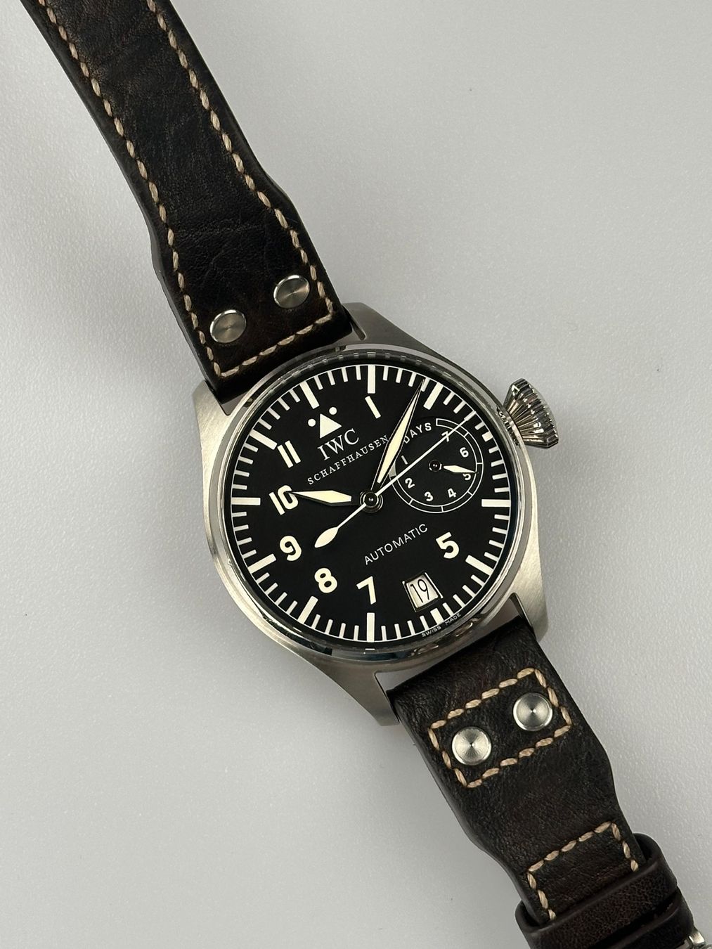 IWC Uhren: IWC Big Pilot 46mm Ref. IW500201 – Gebraucht aus St. Gallen von TrokulWatches