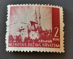 Kroatien 1941 alte briefmarke