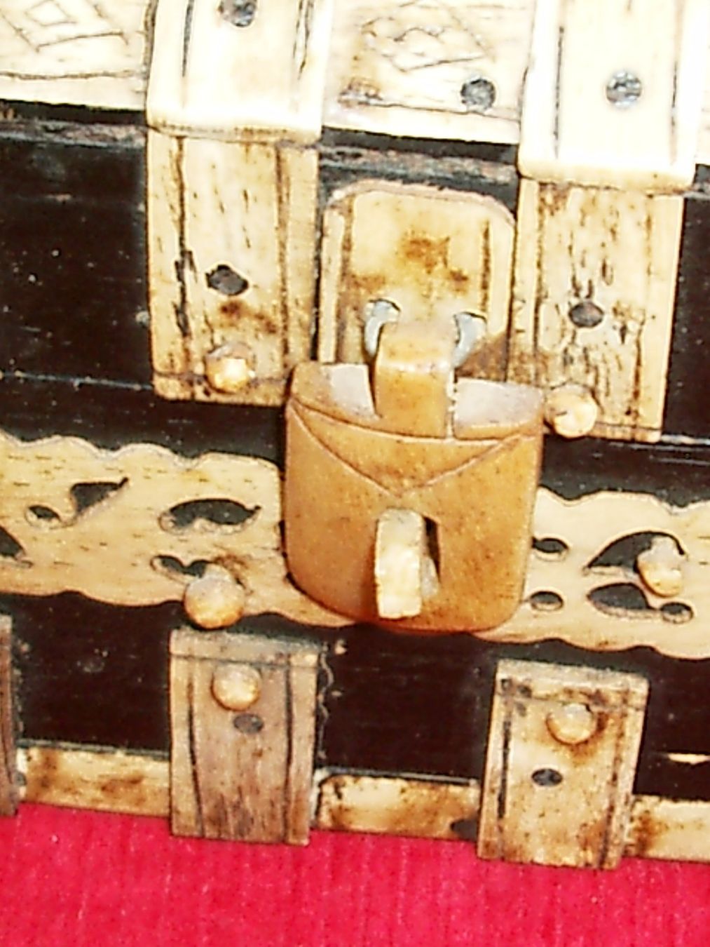 Barattoli: Anglo - Indische Schatulle mit Knochen Overlay - antik – Usato da Laupen ZH venduto da tonisculati 6