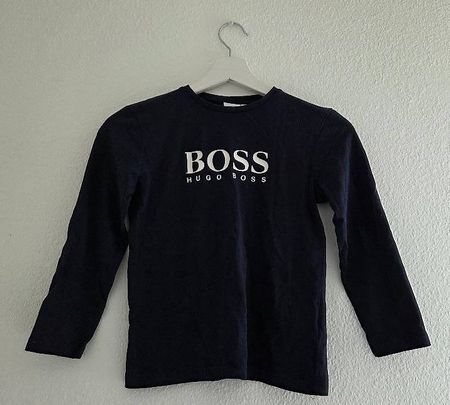 Hugo Boss Langarmshirts Gr: 126, dunkelblau