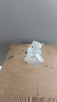 Schneemann Glas Figur Weihnachten Deko guter Zustand