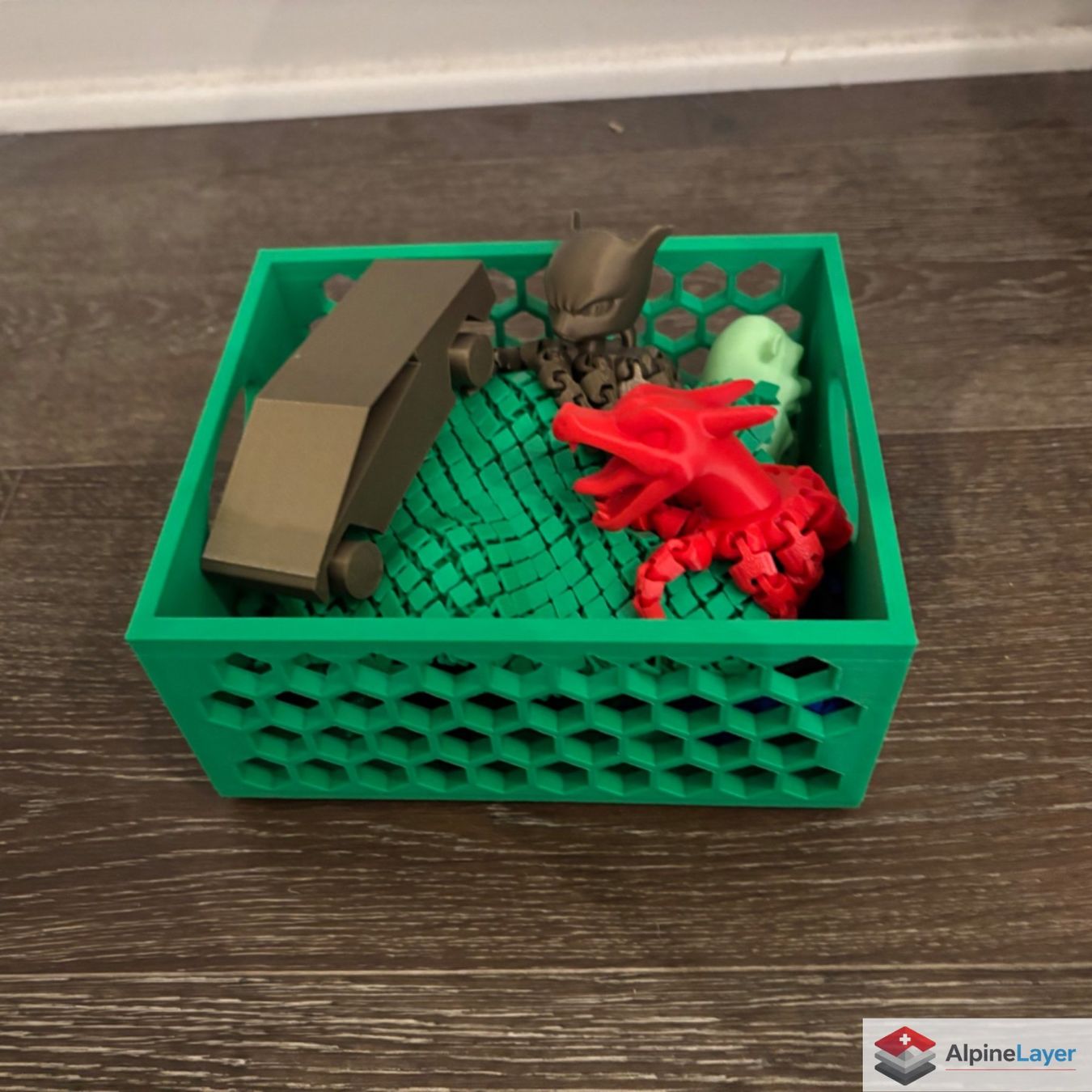 Contenitori & Simili: Stackable Storage Basket 3D Printed Organizer – Nuovo (secondo la descrizione) da Losone venduto da AlpineLayer