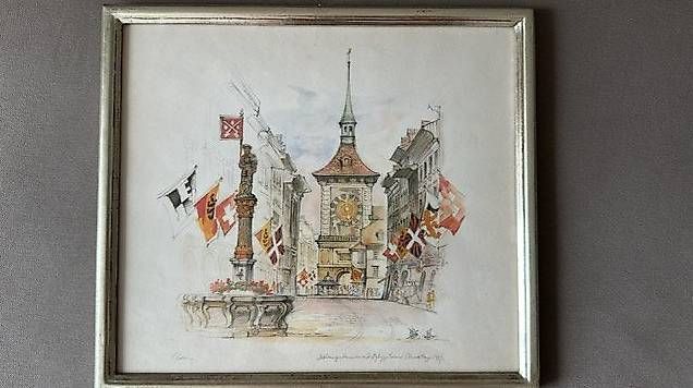Grafica & Litografie: Lithografie - Bern Stadt – Usato da Wettswil venduto da car_2j6z