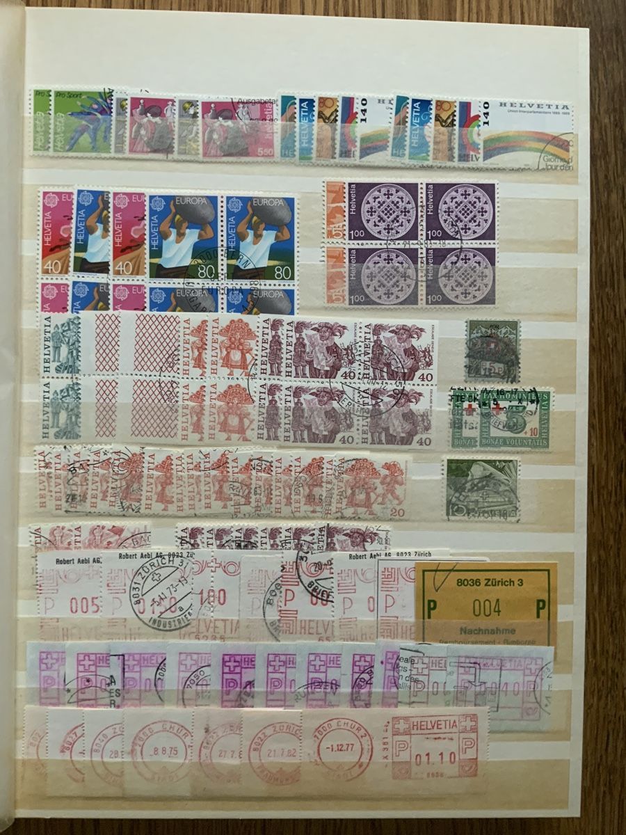 Tutti i francobolli: Briefmarken Schweiz 6 Seiten – Usato da Binningen venduto da chr_cr5n 2
