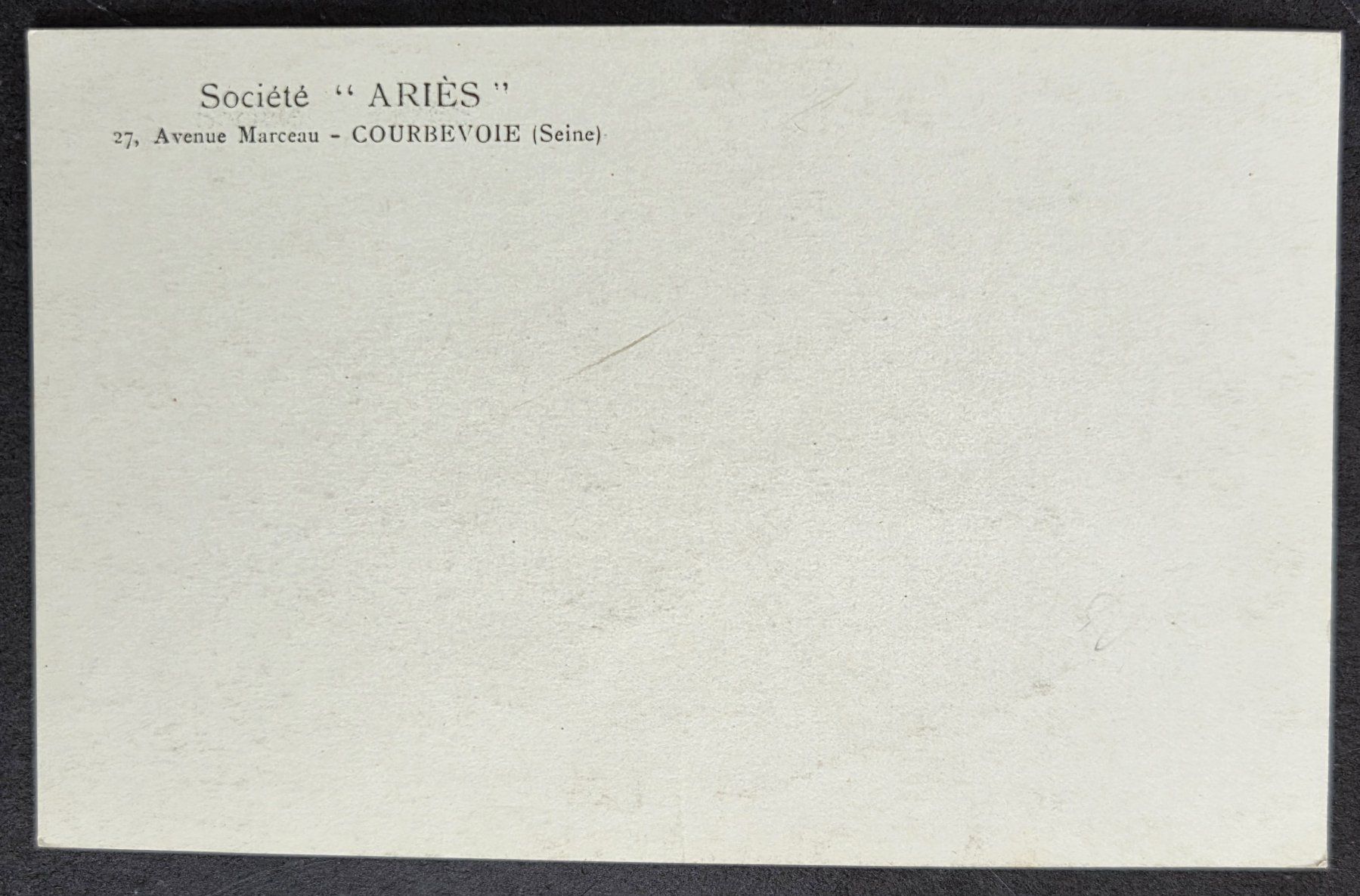 Cartoline postali: ARIES Berline 4 Places Oldtimer Auto Postkarte Carte postale – Usato da Tavannes venduto da Cire 1