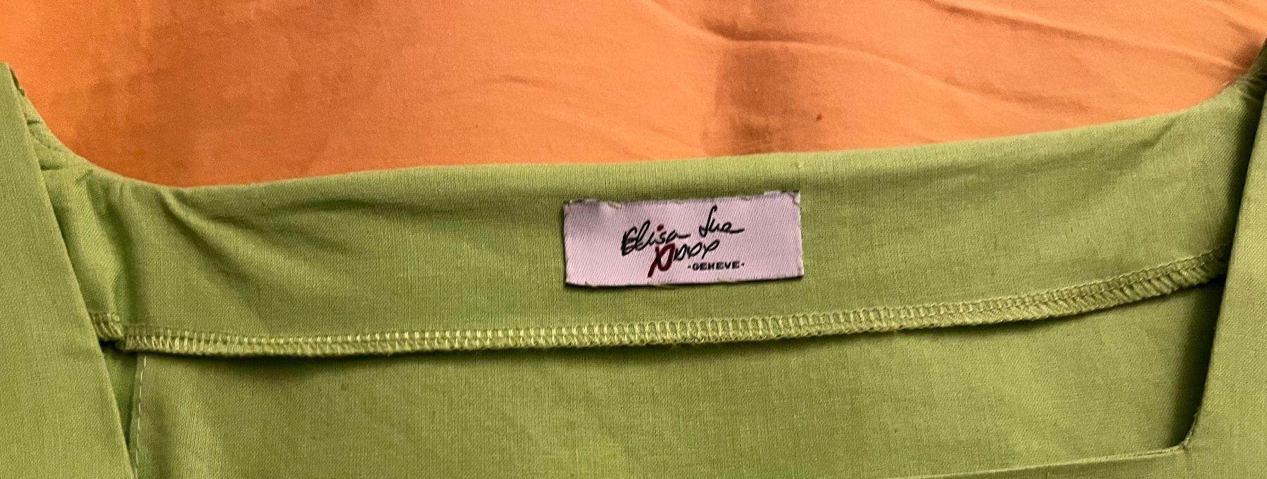 Vestiti: Robe 100 % coton - vert pomme - Taille M – Usato da Genève venduto da Donnet2 6
