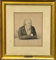 Ritratto di David-Charles Odier, personalità ginevrina, XIX