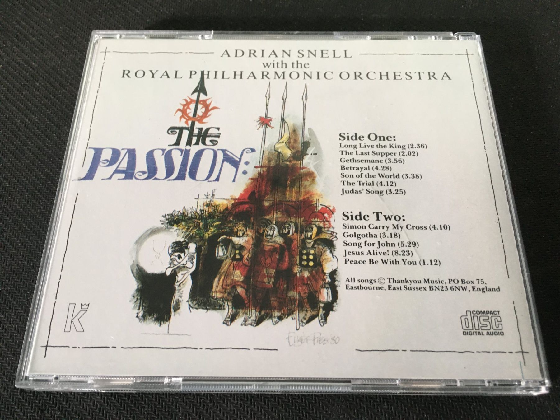 CDs: Adrian Snell - The Passion -CD- – Gebraucht aus St.Gallen von MedienJoe 2