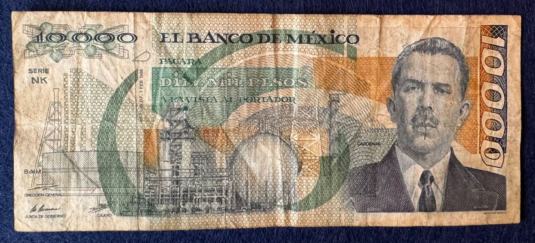 Banconote: 5 schöne Banknoten Mexico ab 1981 – Usato da Andwil SG venduto da Ariisa1234 2
