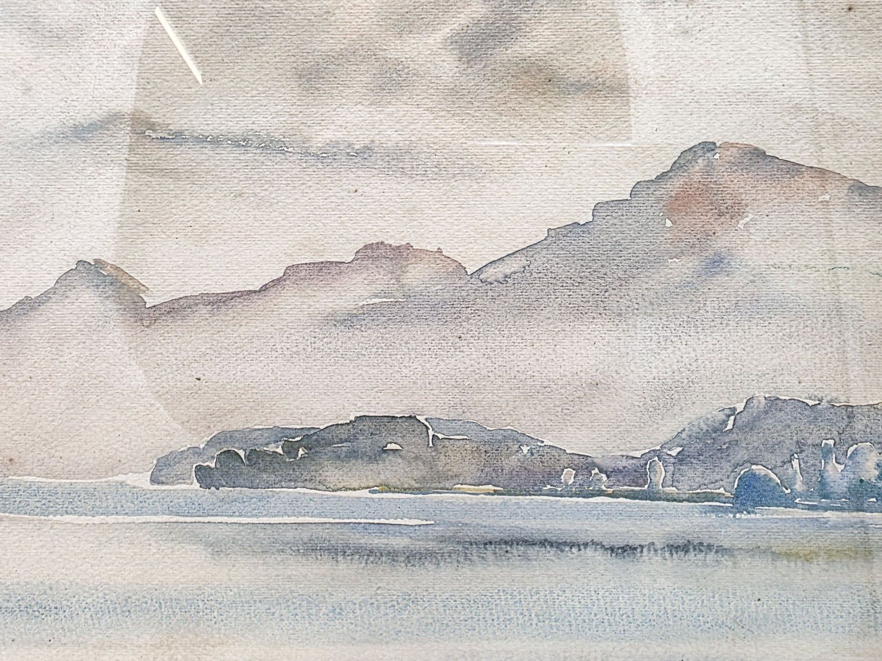 Dipinti: Aquarell Hans Potthof "Rigi" - gerahmt - Ref. 06/14 – Usato da Au ZH venduto da BrockiAu 6