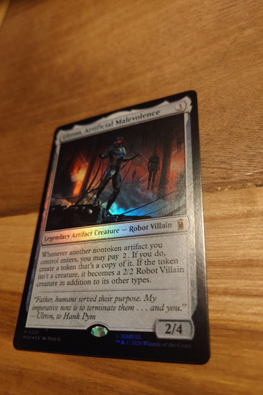 Magic The Gathering Carte collezionabili: Mtg, Ultron Artificial Malevolence, FOIL – Usato da Elsau venduto da majeerdi 1