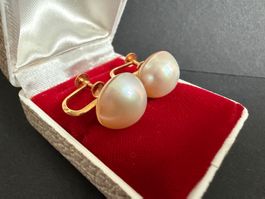 Vintage Gold Ohrclips 750, 18K