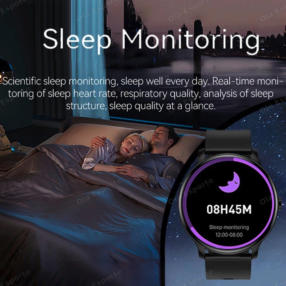 Smartwatch: Smartwatch AMOLED Bluetooth Anrufe Sportmodi NFC Rosa – Nuovo e nell'imballaggio originale da Rickenbach b. Wil venduto da Mysterion4 5