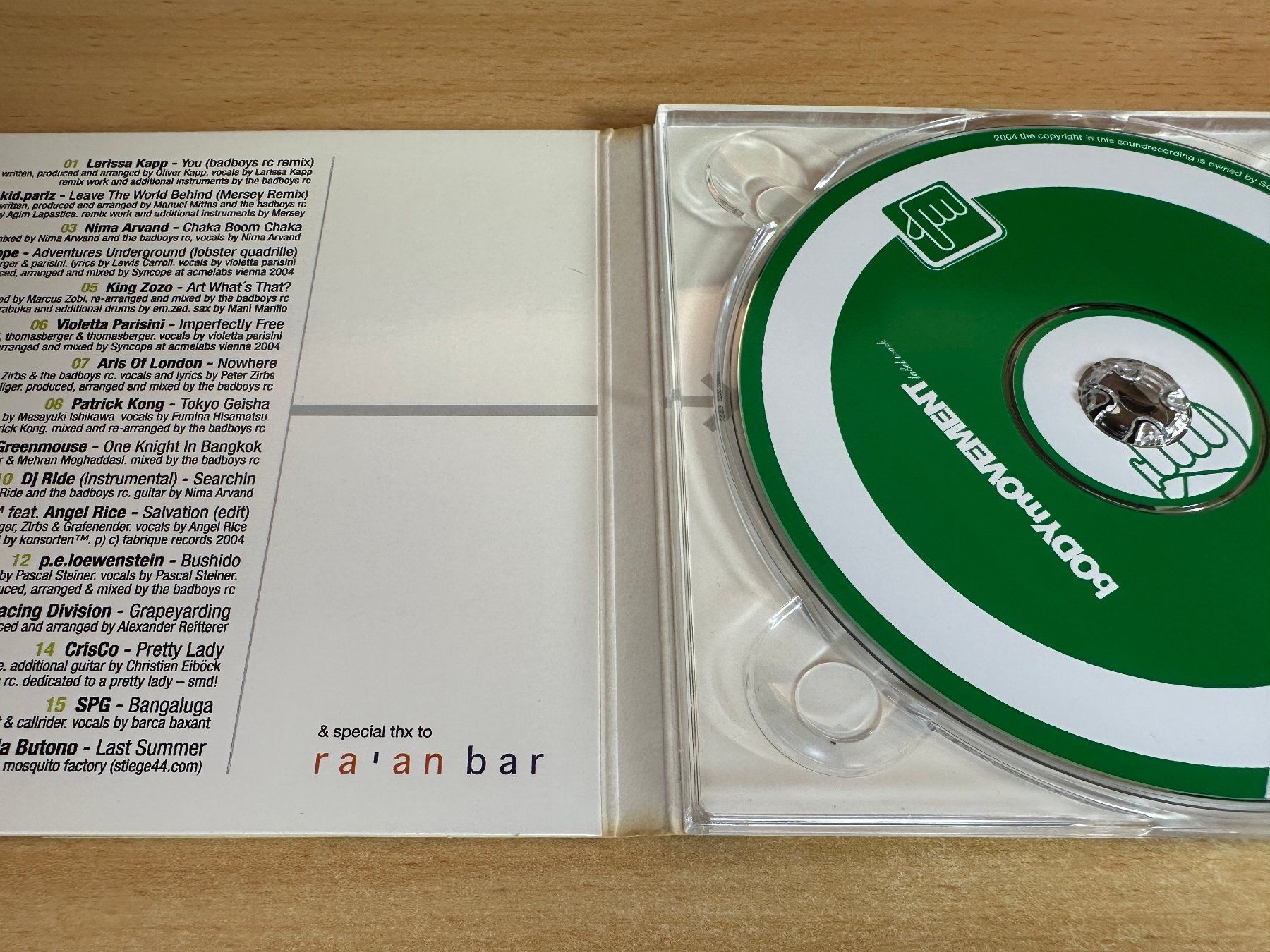 CDs: Various – Bodymovement - Label Work – Gebraucht aus Rikon im Tösstal von Alpenmutz 2