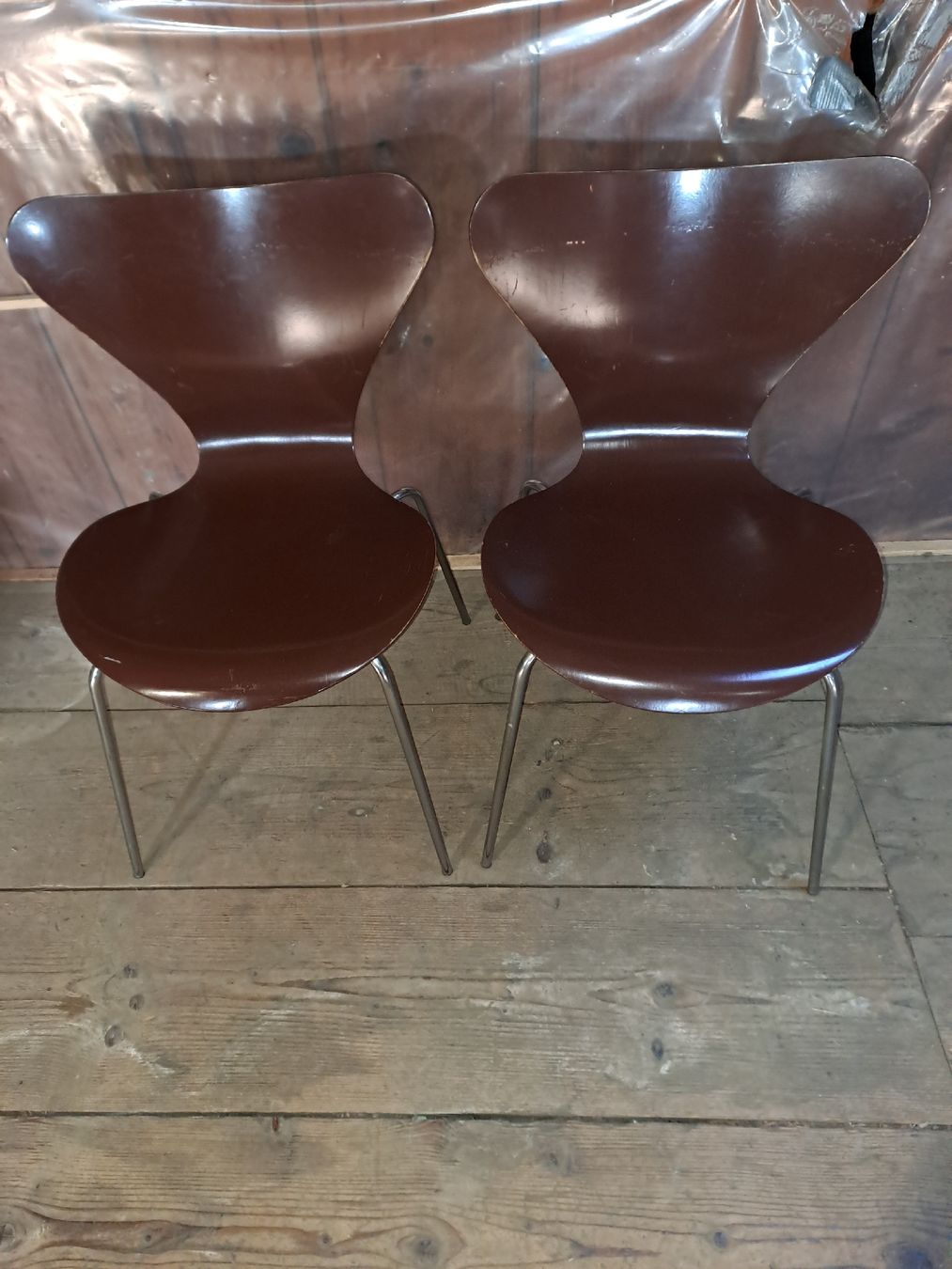 Fritz Hansen Stühle: 2 Jacobsen Stühle  Fritz Hansen – Gebraucht aus Gebenstorf von suroh