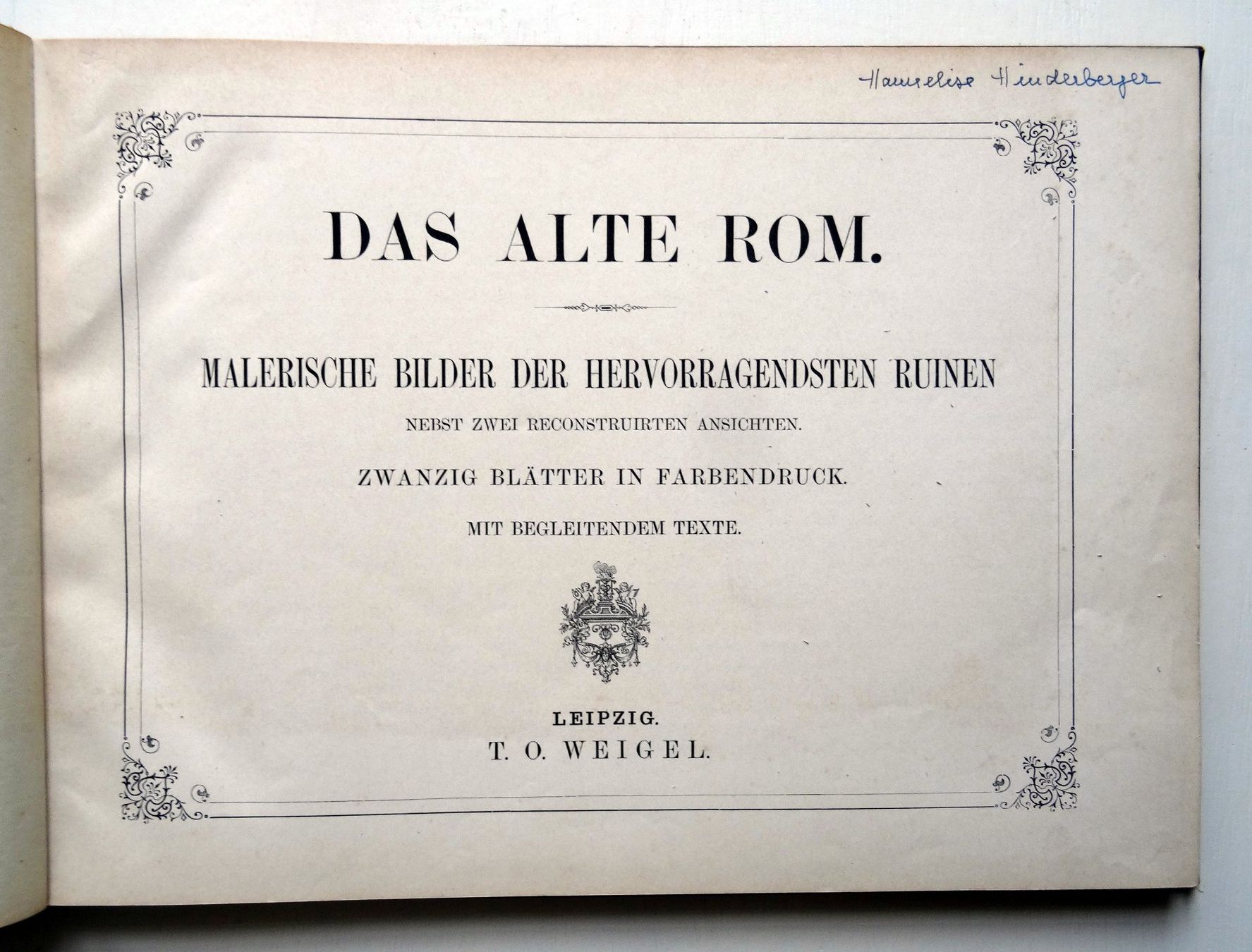 Bücher: Antikes Buch über das alte Rom – Gebraucht aus Zimmerwald von ver_69wh 2