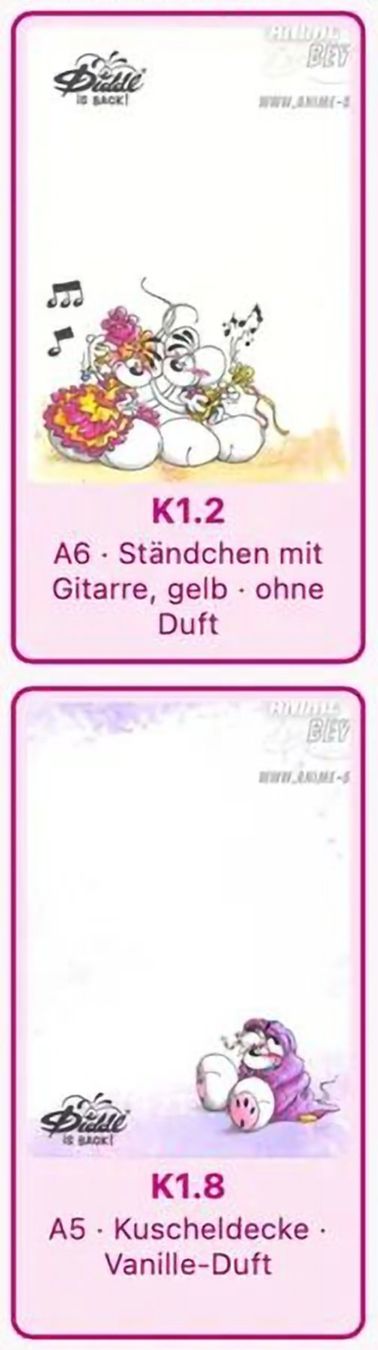 Blocchi: Diddl is Back - Blatt frisch vom Block oder ganzes Set – Nuovo (secondo la descrizione) da Merenschwand venduto da bia_96rm
