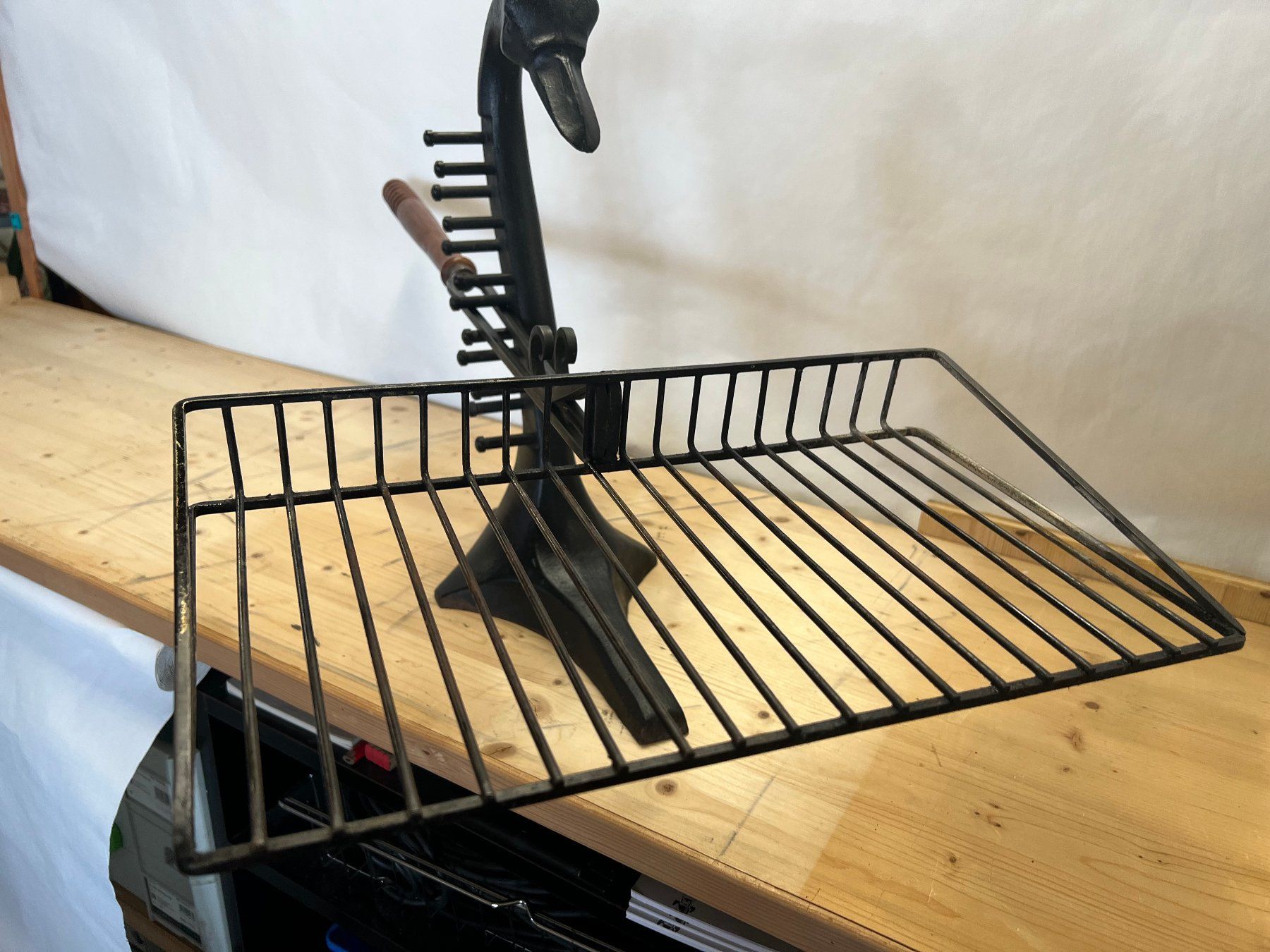 Cheminée: Grille à viande de luxe et son support pour cheminée! – Gebraucht aus Leysin von velatara 4