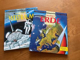 2 Mondo-Verlag Bücher: Weltraum & Planet Erde Top!