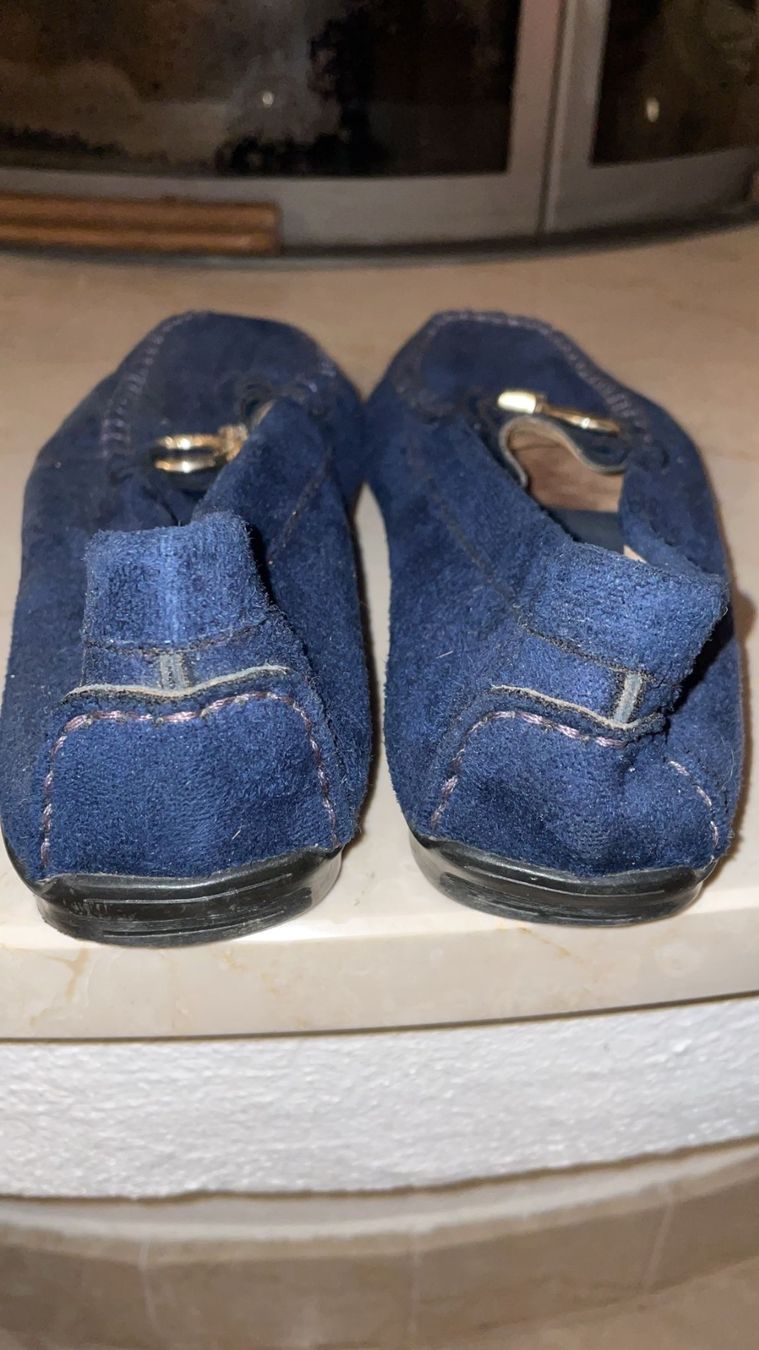 Damenschuhe: Mocassino Schuhe blau 39 – Gebraucht aus Altendorf von am9j_nt 2