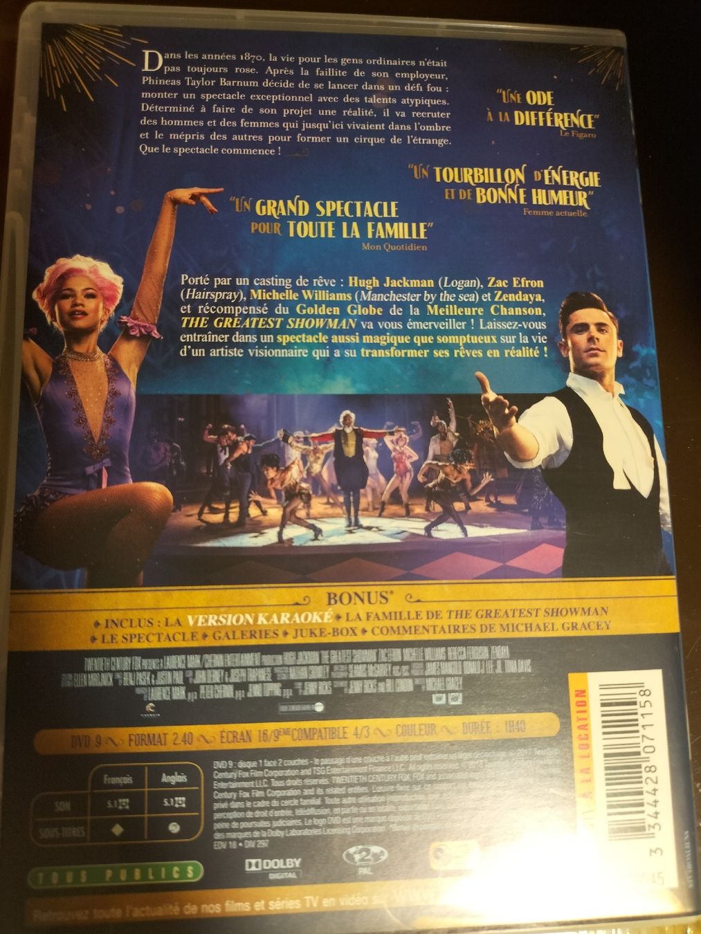 Tutti i DVDs: Dvd The greatest showman – Nuovo (secondo la descrizione) da Penthalaz venduto da fed_5ypc 1