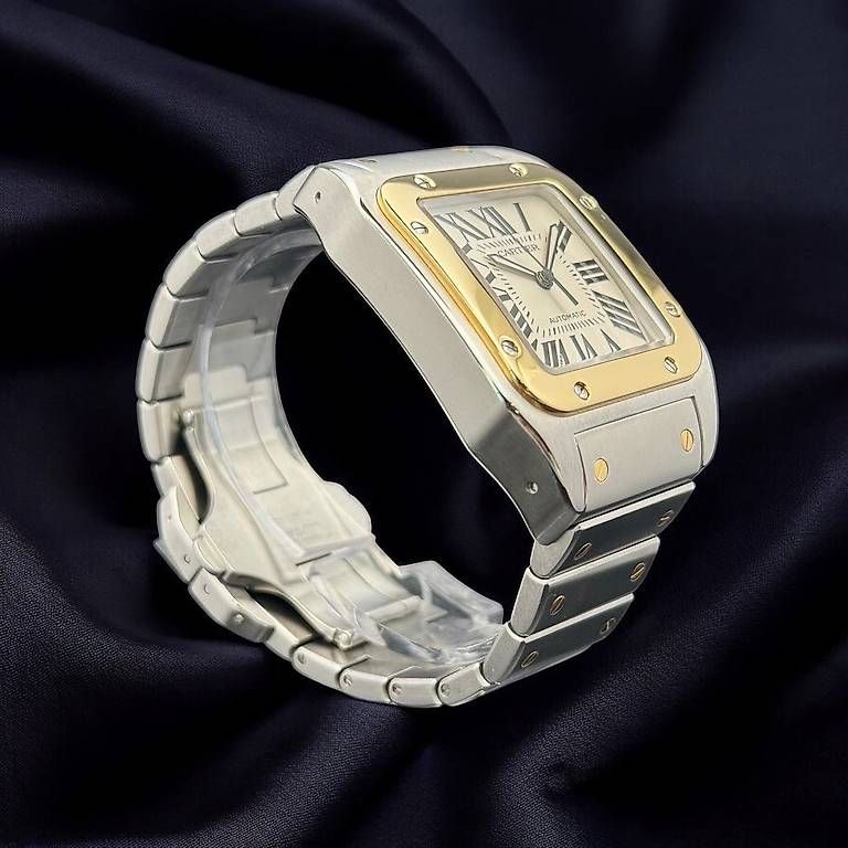 Orologi: Cartier Santos 100 W200728G – Usato da Genève venduto da minty.watches 1