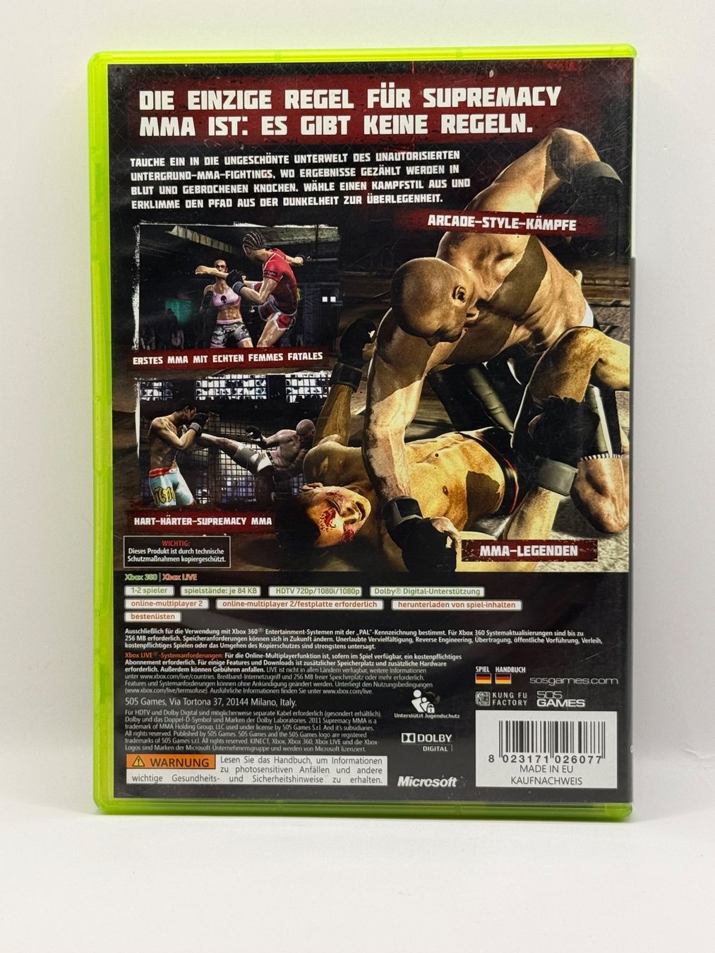 Giochi: Supremacia MMA - XBOX 360 - CIB – Usato da Dietikon venduto da gab_qz7y 1