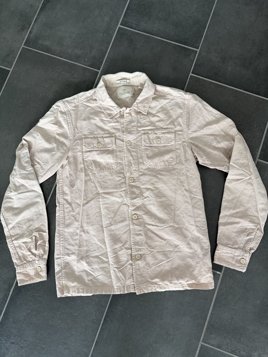 Camicie: Scotch and Soda Hemd, Gr. M hellbeige – Usato da Frauenfeld venduto da Reto89