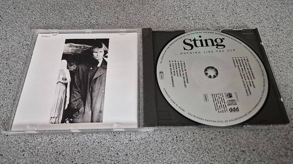 CDs: Musik CD Sting - Nothing like the sun 1987 – Gebraucht aus Oberrieden von micy 1
