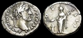 Antoninus Pius, 138–161 n. Chr. Silberdenar