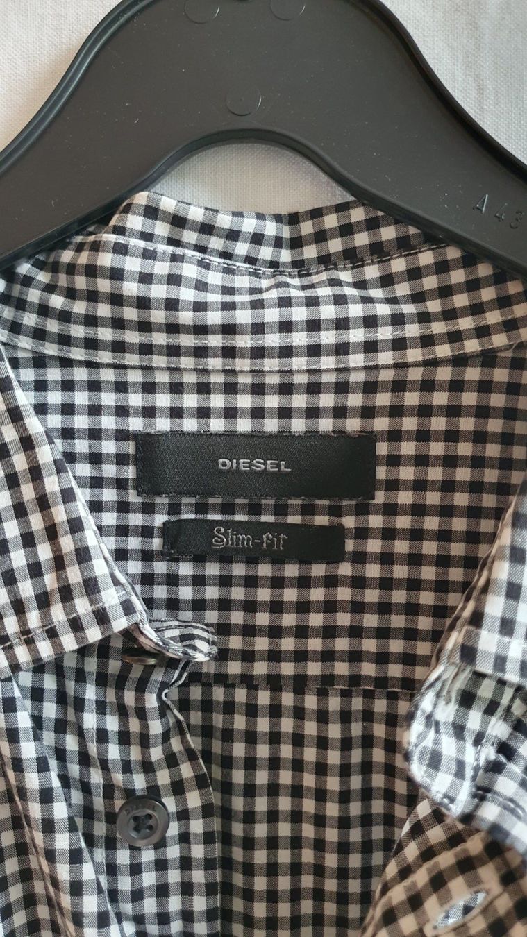 Diesel Camicie: Hemd kariert schwarz weiss kariert – Usato da Brüttisellen venduto da Kluba 8