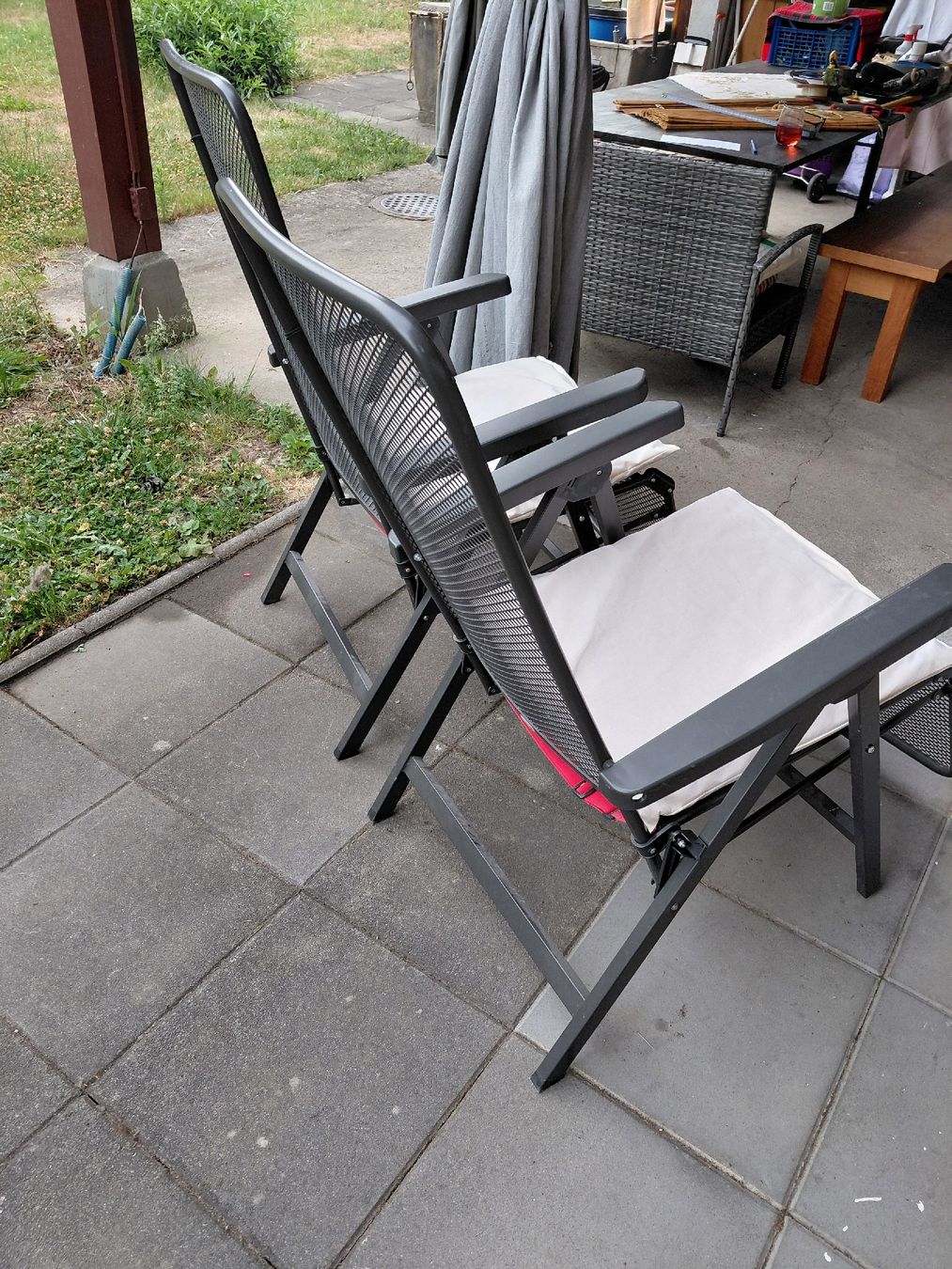 Chaises: Gartenstühle neu 2 stk – Neuf (Voir description) à zuchwil par parson65 1
