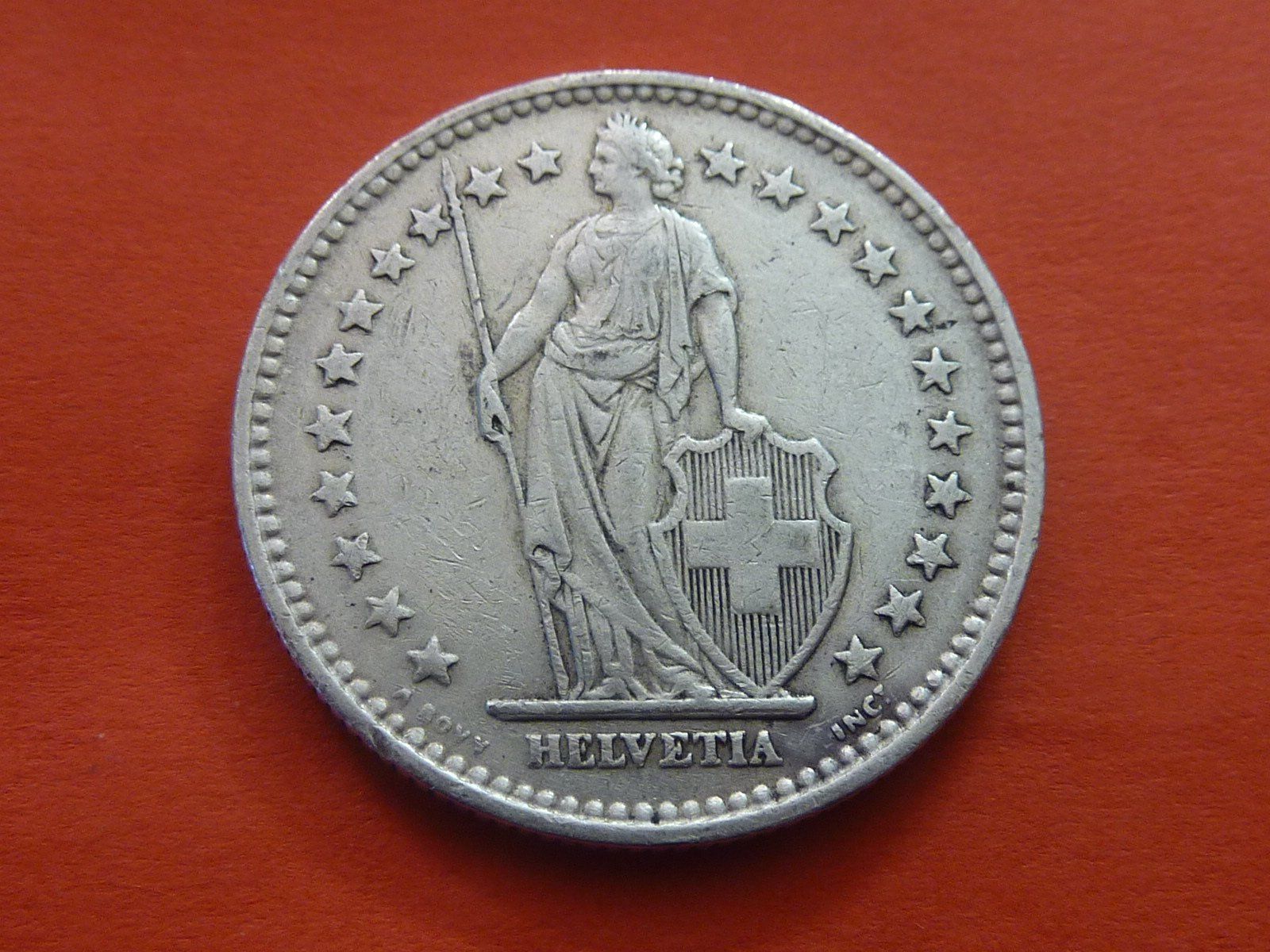 Tutti le monete: Silber 2 Fr.  1914  vorzüglich. – Usato da Seon venduto da aee_7gpz 1